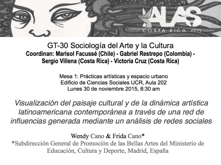 Charla en el XXX Congreso Latinoamericano de Sociología ALAS Costa Rica 2015, Pueblos en Movimiento: Un nuevo diálogo con las Ciencias Sociales, 2015, San José, Costa Rica