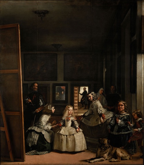 Intuición es un espejo que refleja un momento del tiempo [Diego Rodríguez de Silva y Velázquez, "Las Meninas"]